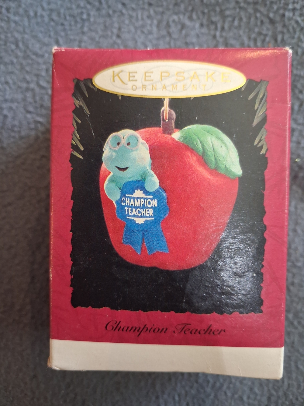 Keepsake Champion Teacher Apple Ornament